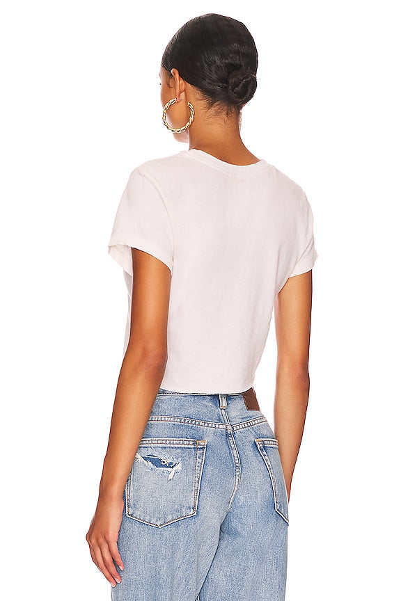 x Hanes Cropped 60's Slim Tee
