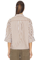 Lucia Stripe Poplin Shirt
