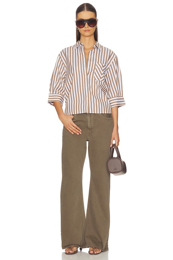Lucia Stripe Poplin Shirt