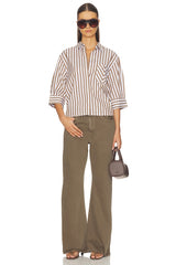 Lucia Stripe Poplin Shirt