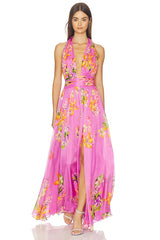 Back Ties Maxi Dress