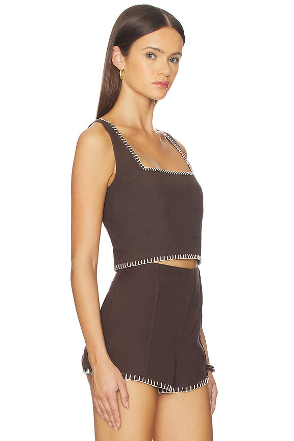 Square Neck Boxy Top
