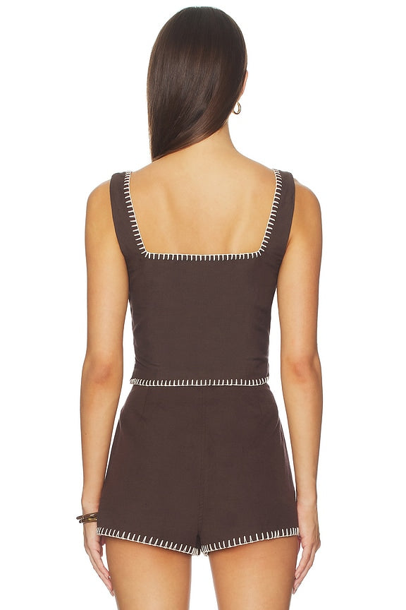 Square Neck Boxy Top