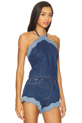 Rhonda Denim Top