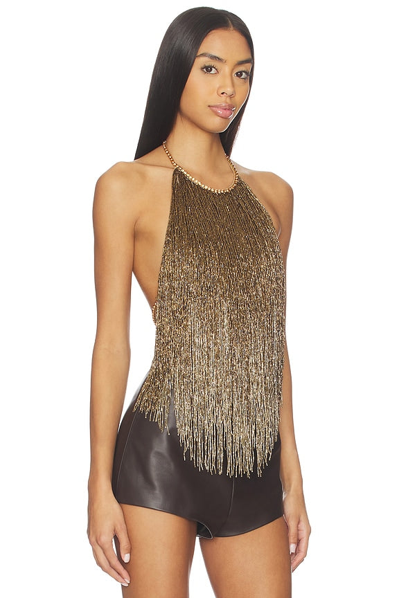 Sable Fringe Top