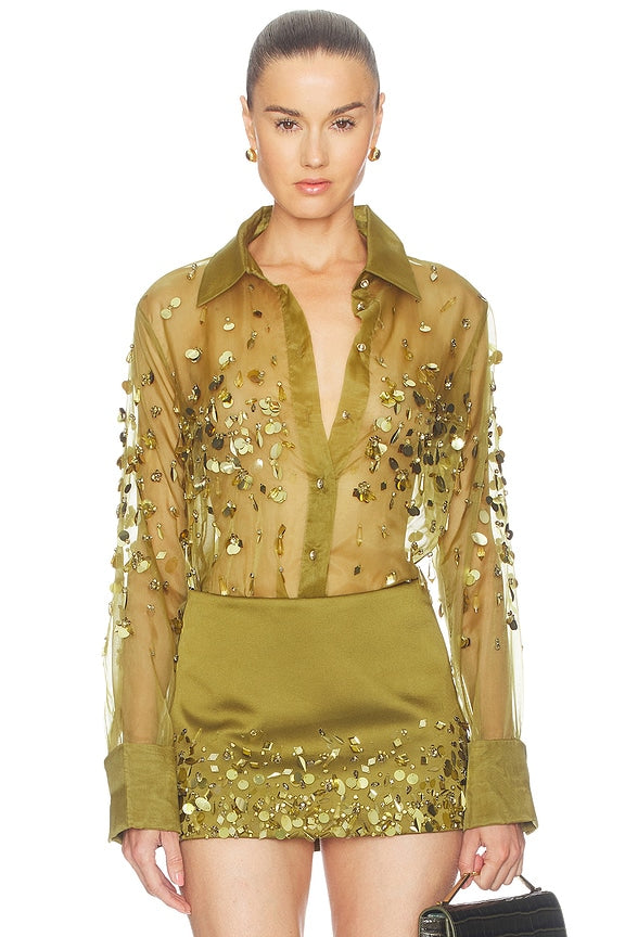 Quilly Embroidered Blouse