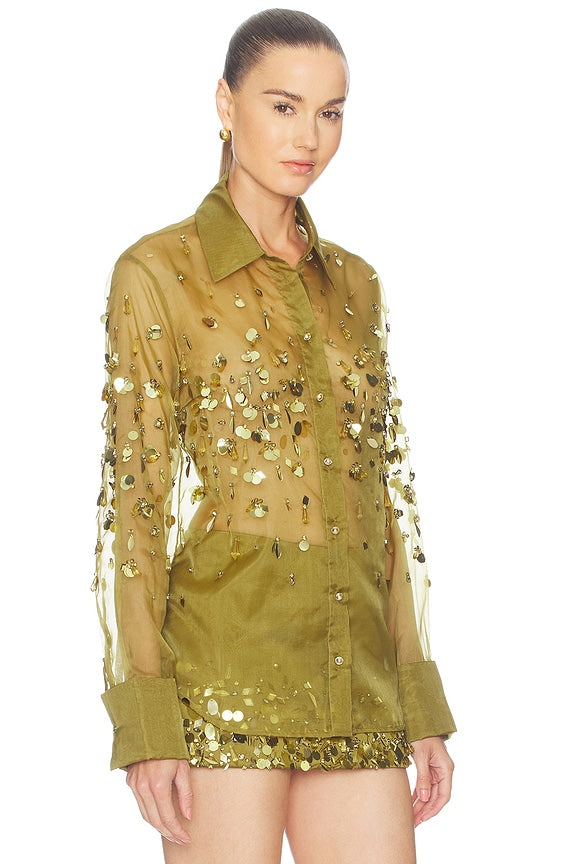 Quilly Embroidered Blouse