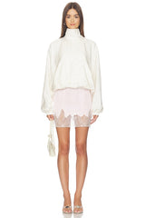 Silk Blouson Anorak Jacket
