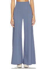 Ponte Knit Wide Leg Pant