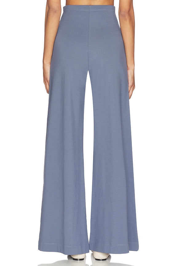 Ponte Knit Wide Leg Pant