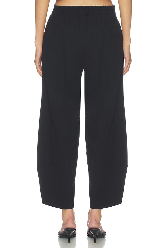 Ponte Knit Barrel Pant