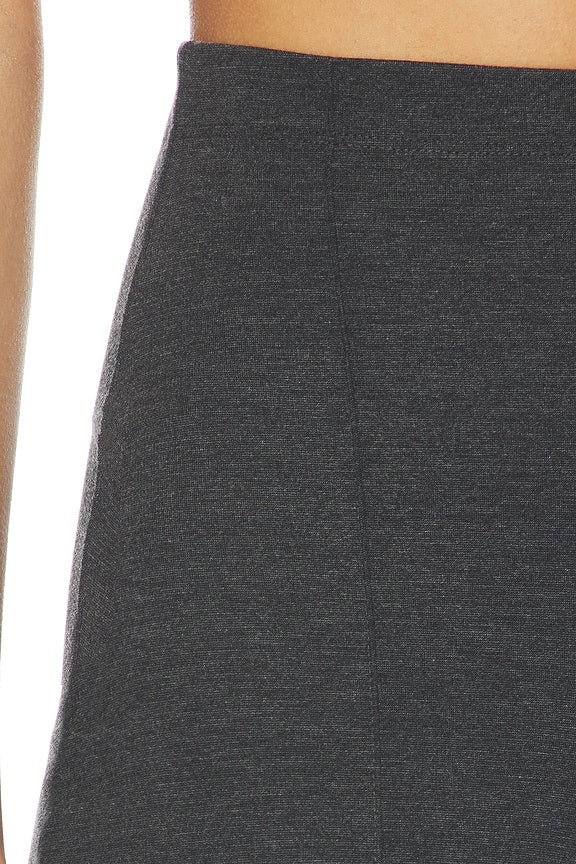 Ponte Knit Cropped Straight Leg Pant