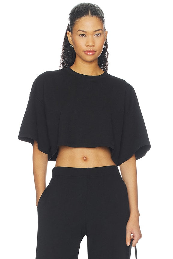 Ponte Knit Crop Top