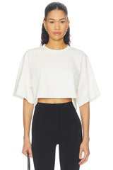 Ponte Knit Crop Top