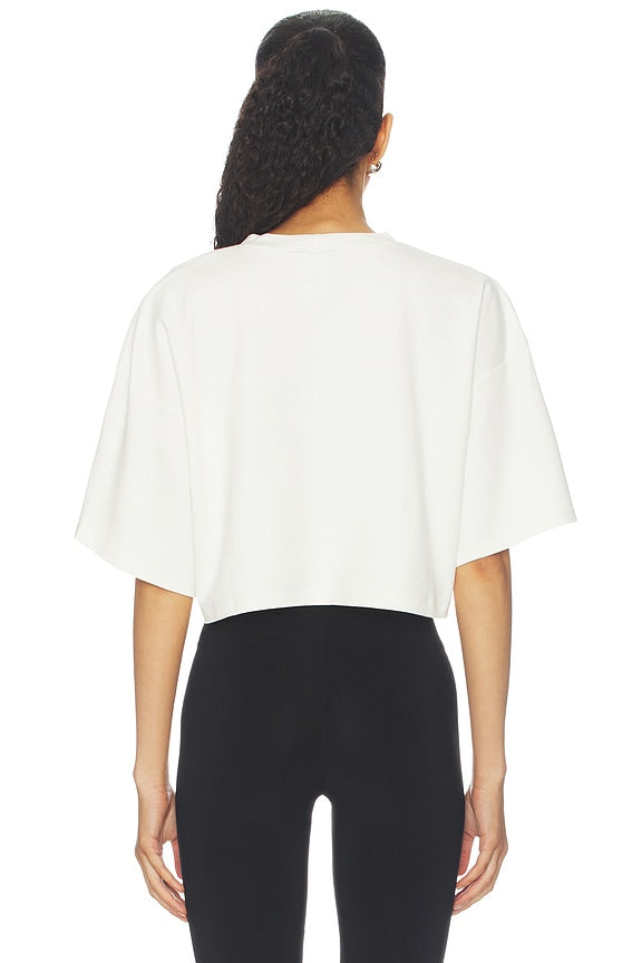 Ponte Knit Crop Top