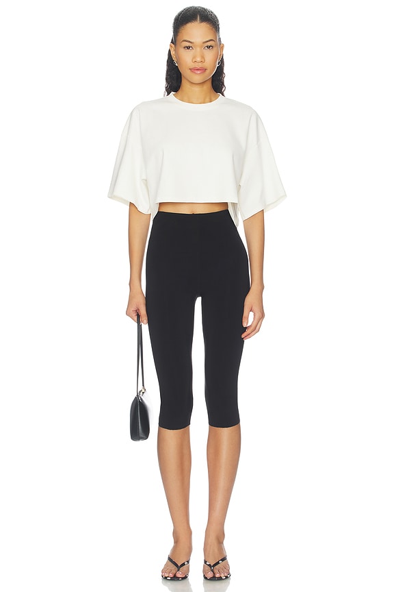Ponte Knit Crop Top