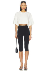 Ponte Knit Crop Top