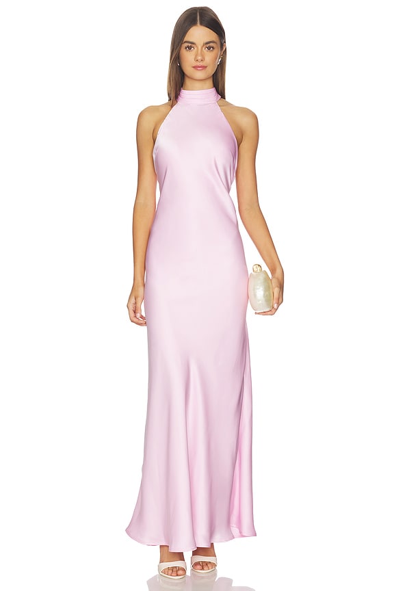 Arabelle High Neck Maxi Dress