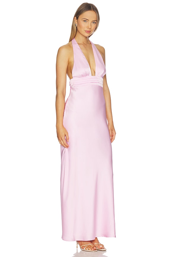 Sylvie Plunge V-neck Maxi Dress