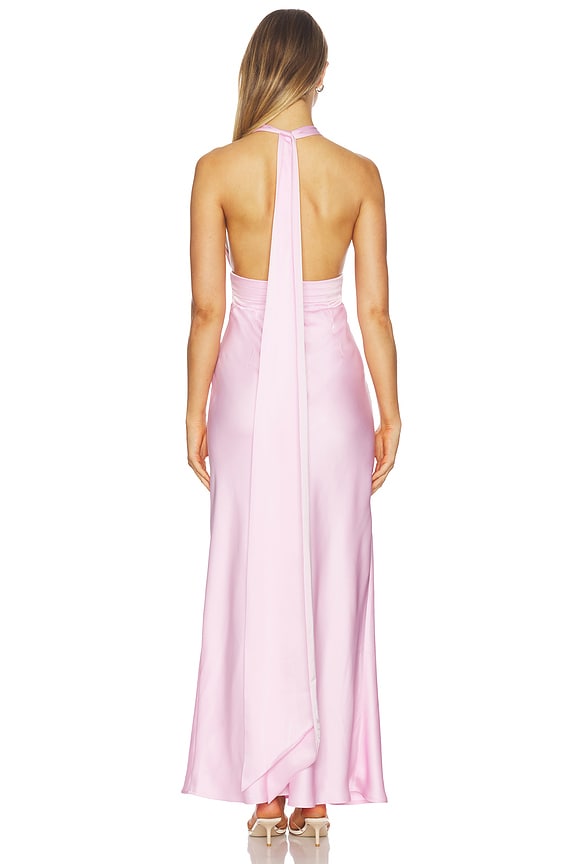 Sylvie Plunge V-neck Maxi Dress