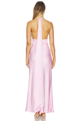 Sylvie Plunge V-neck Maxi Dress