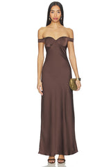 Raphaella Off Shoulder Maxi Dress