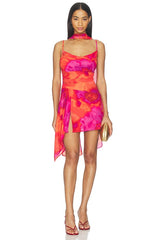 Alora Scoop Neck Mini Dress