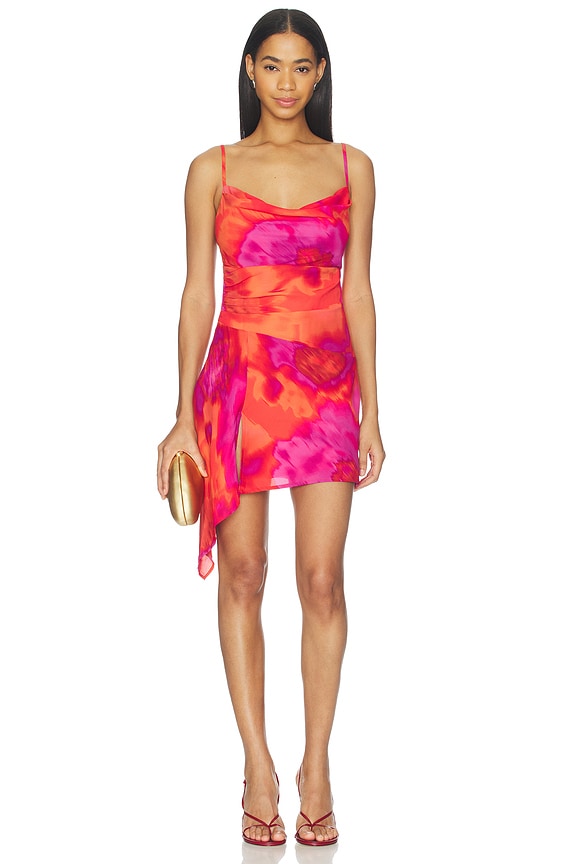 Alora Scoop Neck Mini Dress