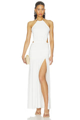 Imelda High Neck Maxi Dress