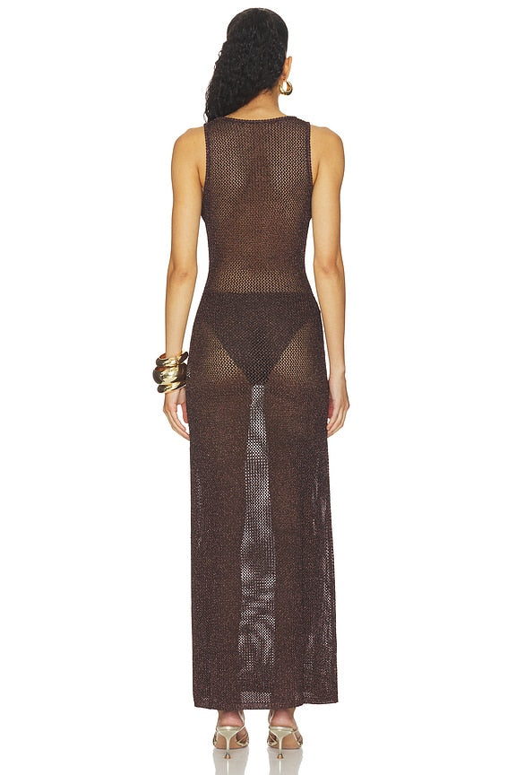 Ariya Sleeveless Knit Maxi Dress