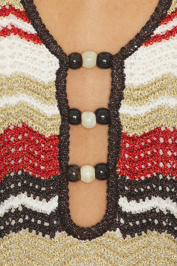 Vernanza Halter Knit Mini Dress
