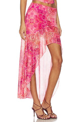 Emery Midi Flounce Skirt