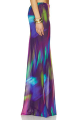 Cyrus Low Waist Sheer Maxi Skirt