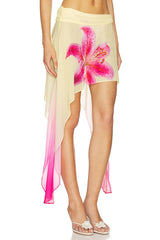 Juliana Flounce Midi Skirt
