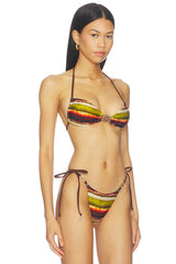 Palma Halter Ruched Bikini Top