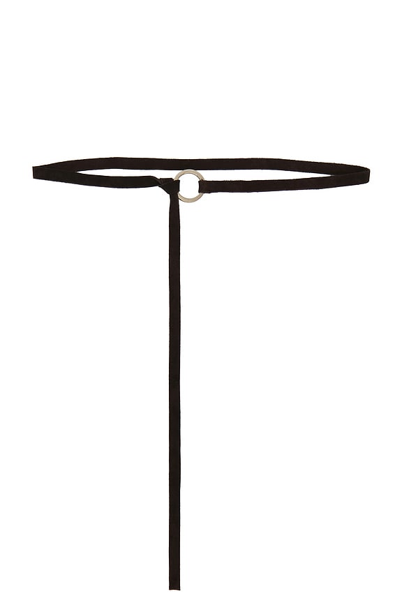Suede Tie Belt