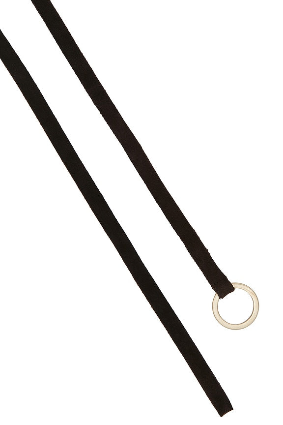 Suede Tie Belt