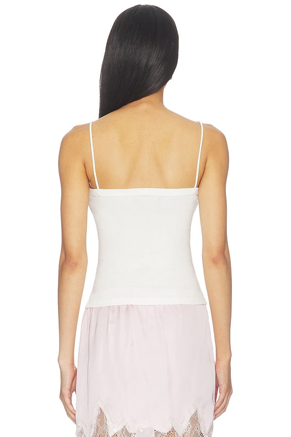 Organic Cotton Square Neck Cami
