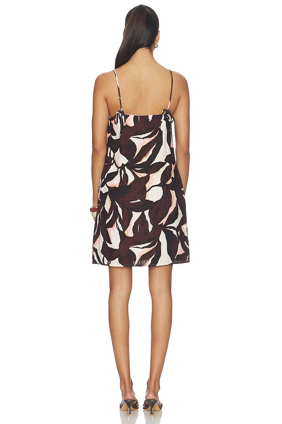 Hideaway Linen Tie Strap Dress
