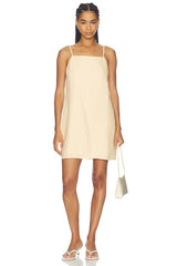 Hideaway Linen Tie Strap Dress