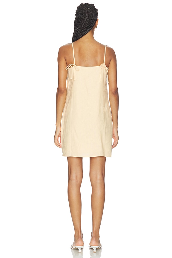 Hideaway Linen Tie Strap Dress