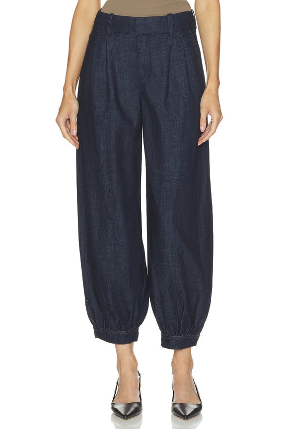 Balloon Denim Trouser