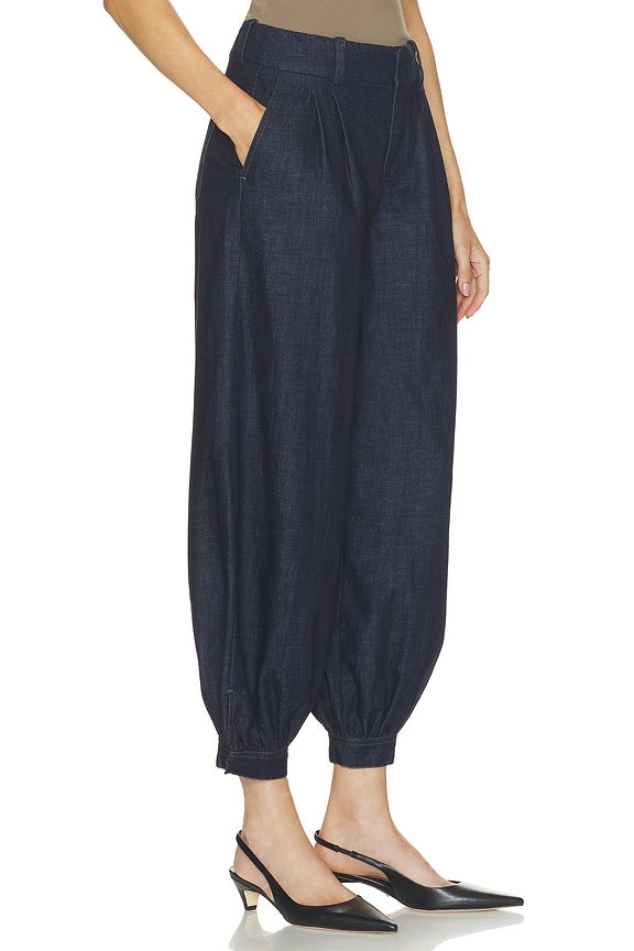 Balloon Denim Trouser