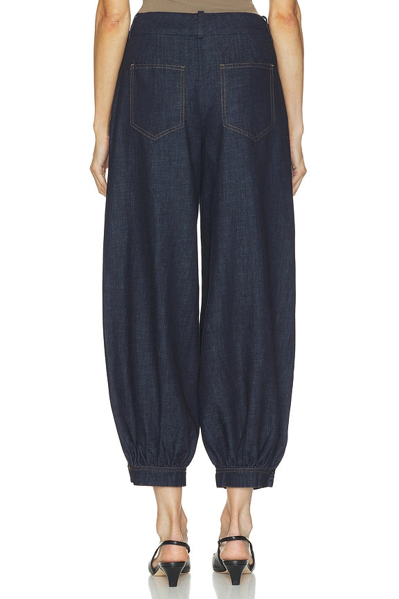 Balloon Denim Trouser