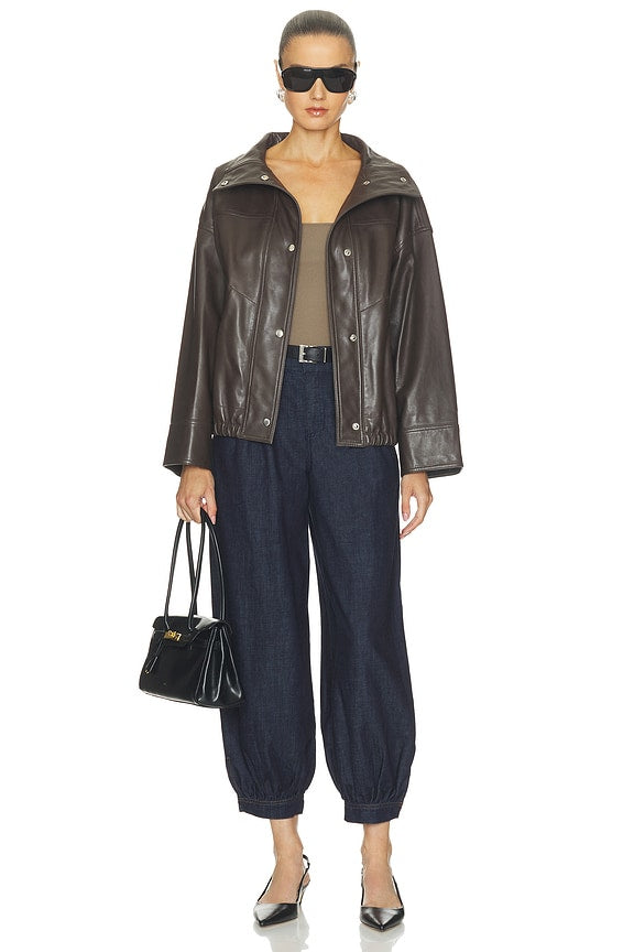 Balloon Denim Trouser