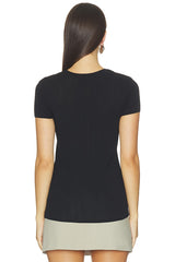 Soft Focus Ribbed Top