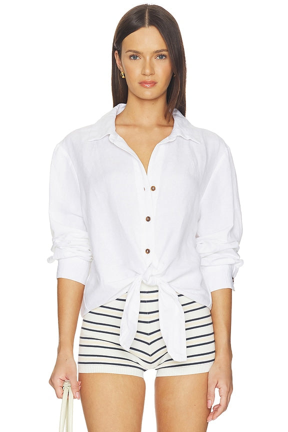 More Love Linen Tie Top