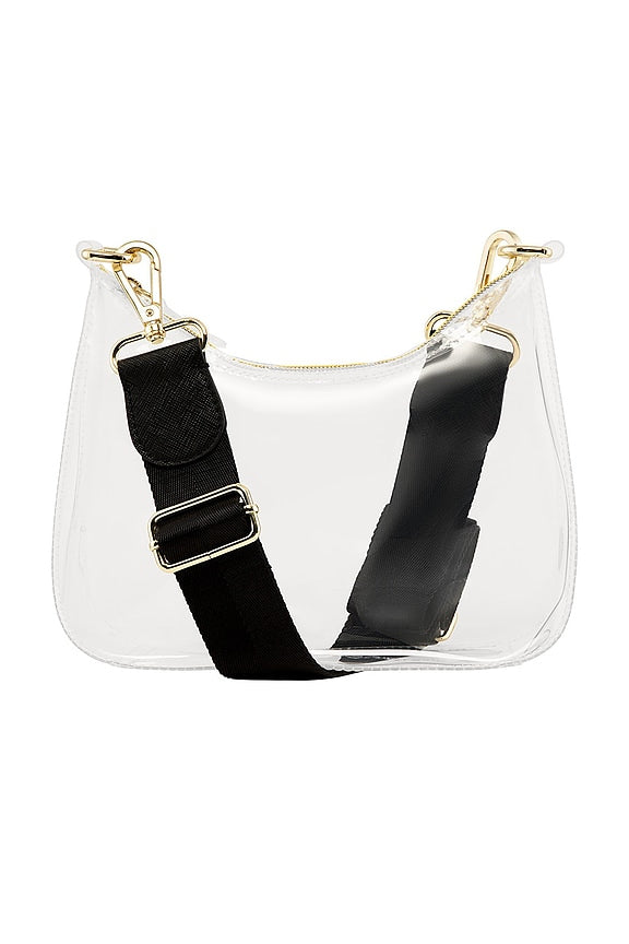 Clear Curved Crossbody Bag