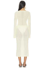 x REVOLVE Averi Pointelle Midi Dress