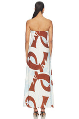 Rihanna Strapless Maxi Dress